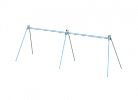 ДИО 1.403.11 Рама качелей для двух сидений и 1 гнезда (Палитра 20)